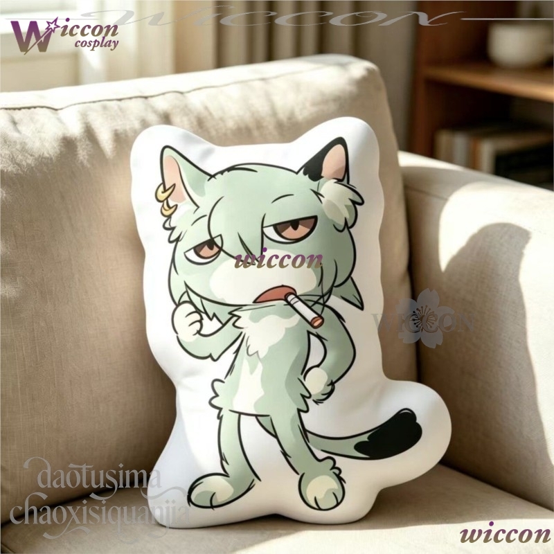 Cute Anime Merchandise - NebulaCloak Chainsmoker Cat Q Version Doll