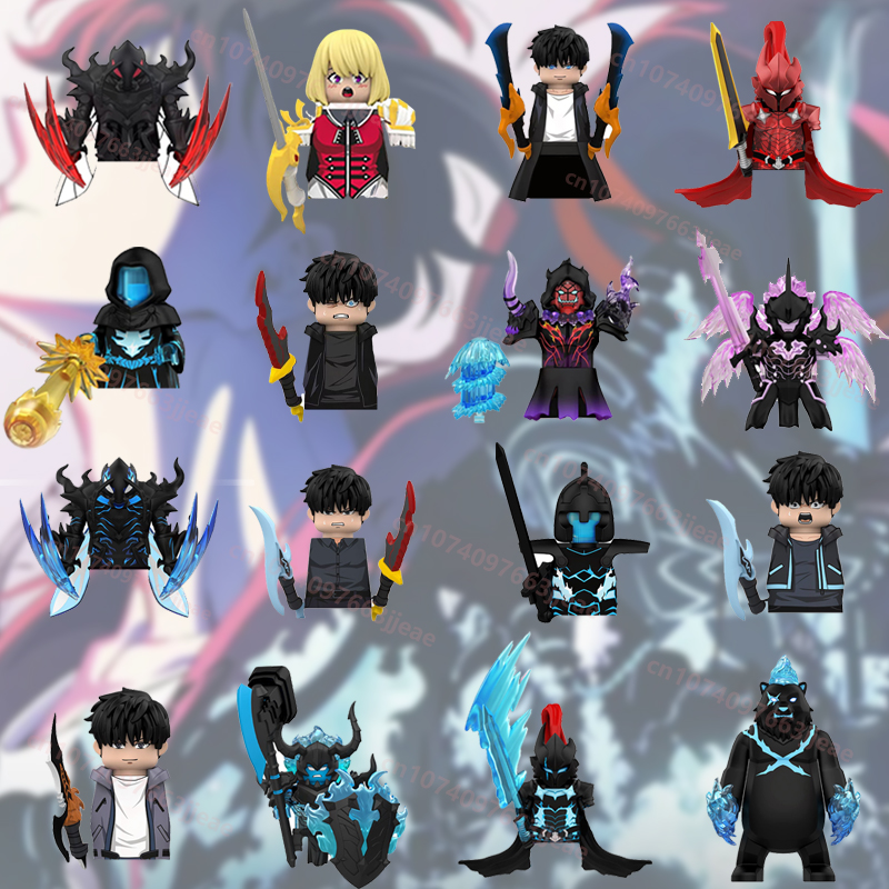 Anime Merchandise Solo Leveling - NEW 6/8/16pcs Solo Leveling Sung Jin