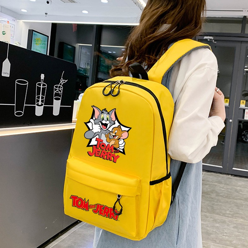 Anime Merchandise Bag - Tom and Jerry Students Schoolbag Cartoon