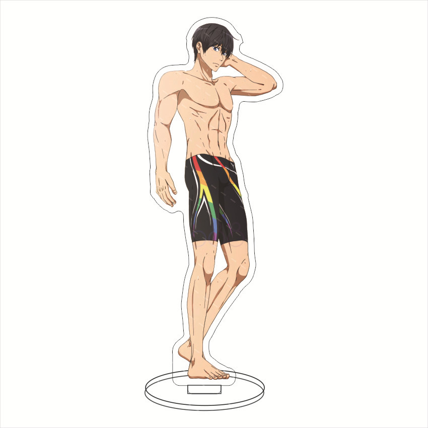 16CM Anime Acrylic Figure Free - Anime Merch 评论和价格