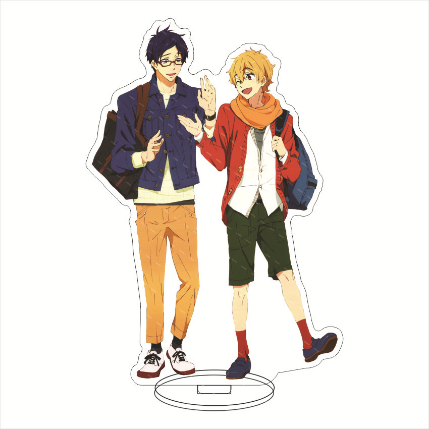 16CM Anime Acrylic Figure Free - Anime Merch 评论和价格