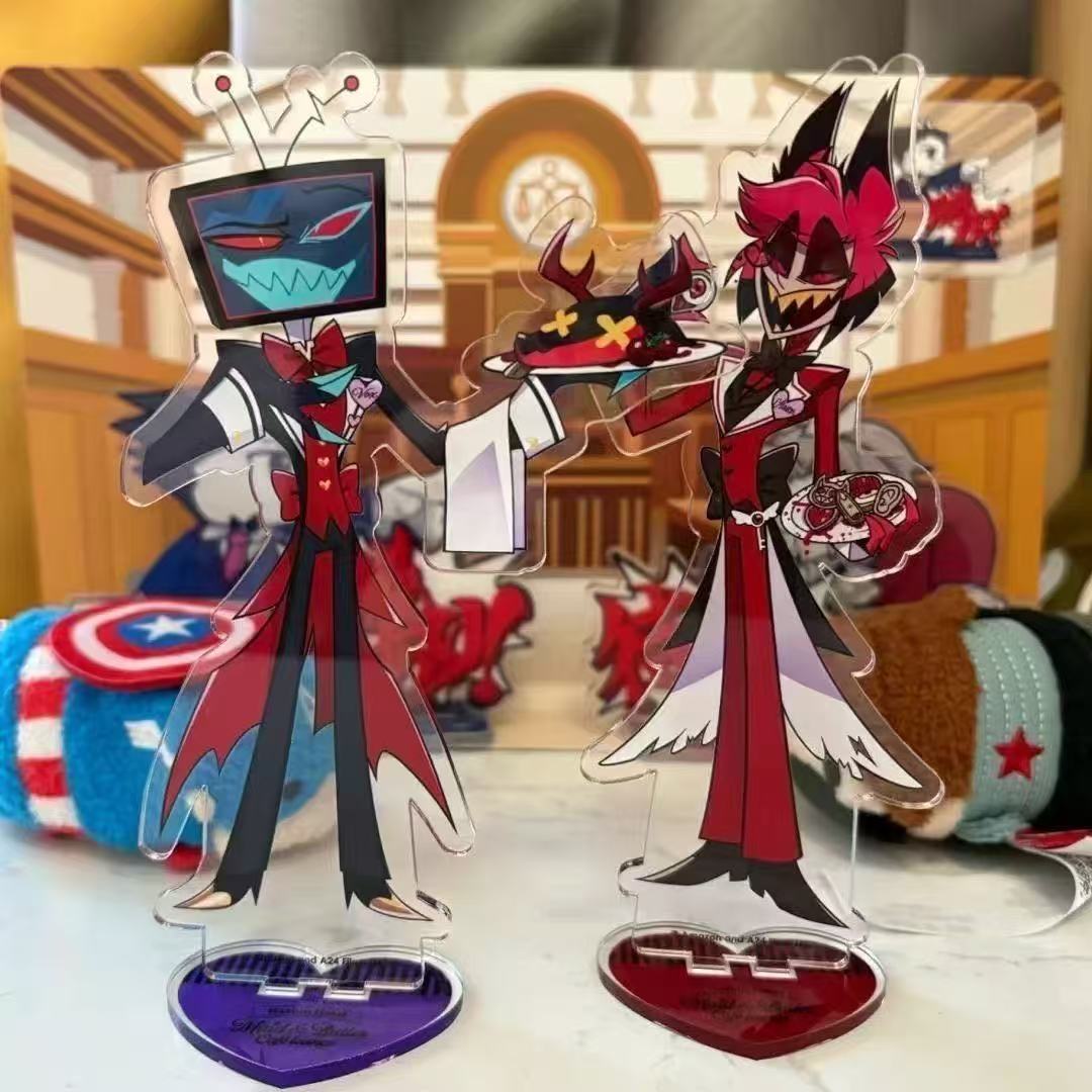 2pcs Hazbin Anime Peripherals  - Free Anime Merchandise 评论和价格
