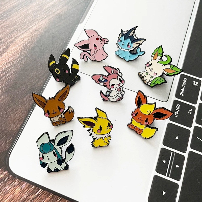 Hot 9 Pcs Anime Elf Brooch Set - Enamel Pin Set 评论和价格