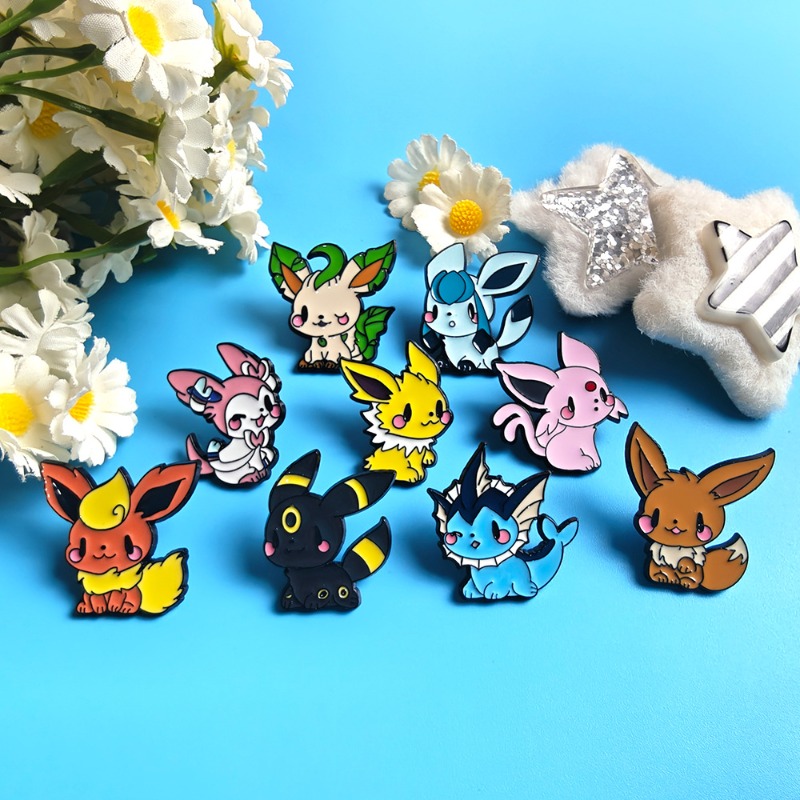 Hot 9 Pcs Anime Elf Brooch Set - Enamel Pin Set 评论和价格