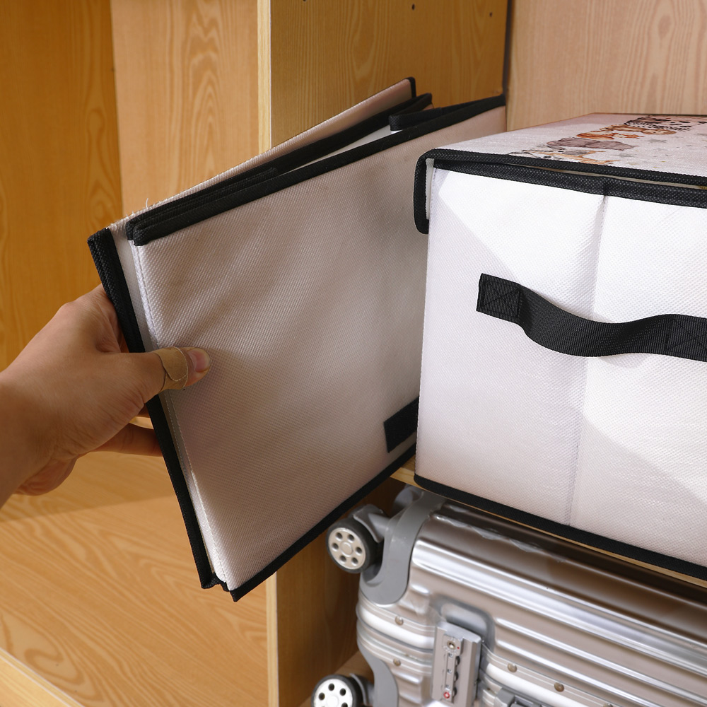 Watercolor Woodland Animal Pri - Manga Storage Box 评论和价格