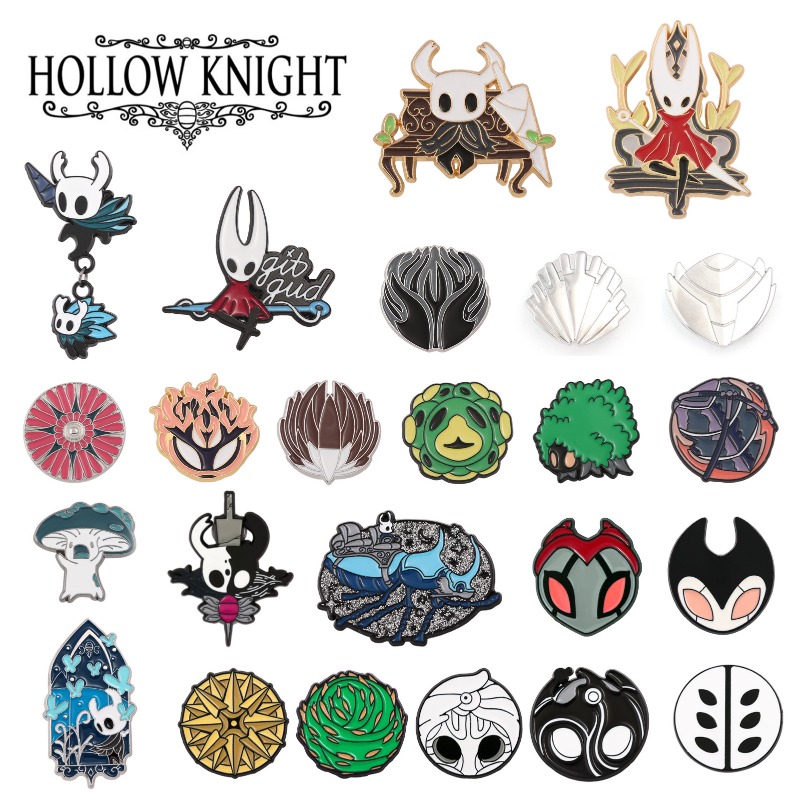 Hollow Knight Alloy Drip Oil E - Enamel Pin Set 评论和价格