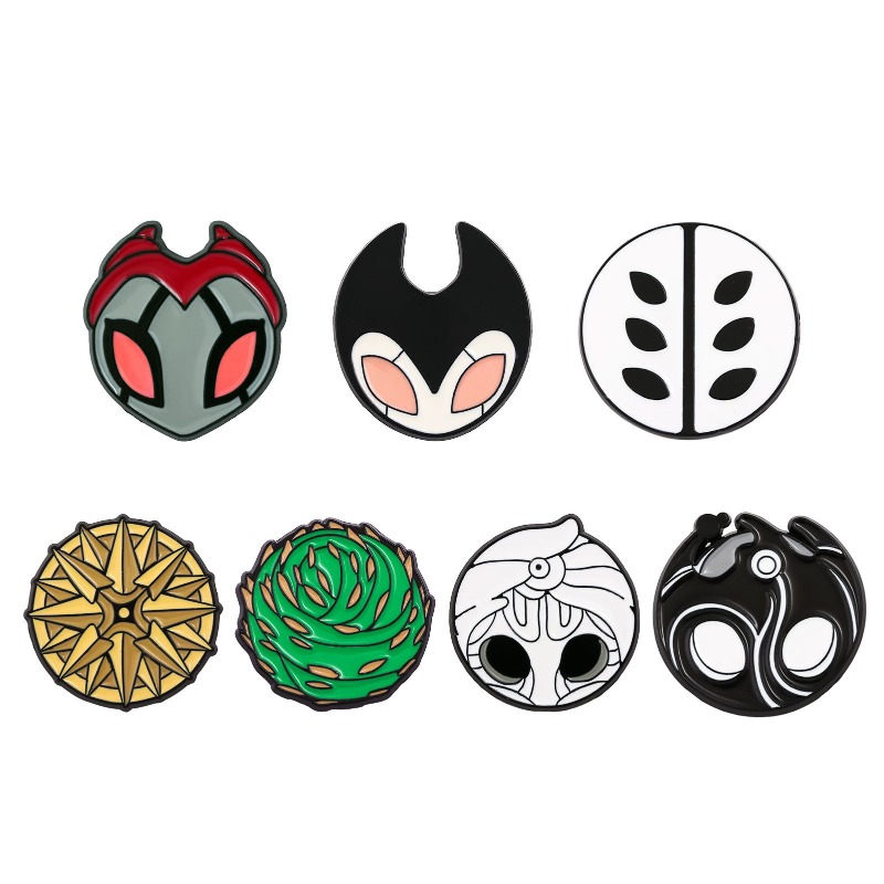 Hollow Knight Alloy Drip Oil E - Enamel Pin Set 评论和价格