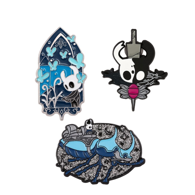 Hollow Knight Alloy Drip Oil E - Enamel Pin Set 评论和价格