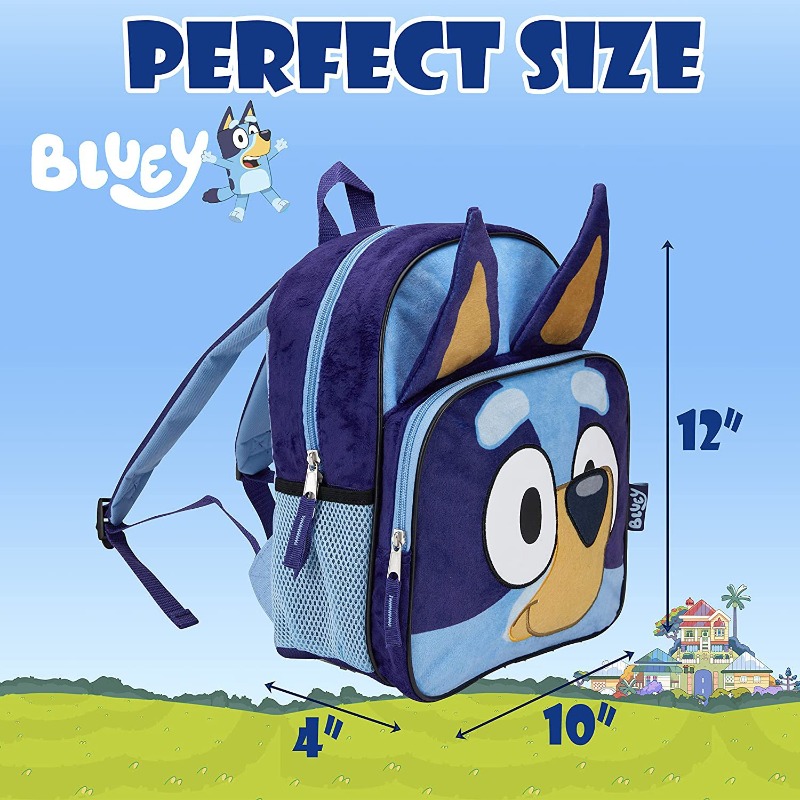Blueys Figure Hot Backpack Blu - Anime Merchandise Bag 评论和价格