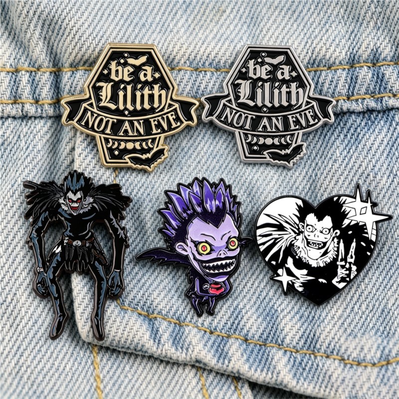 Cute Gothic Dark Demon Monster - Enamel Pin Set 评论和价格
