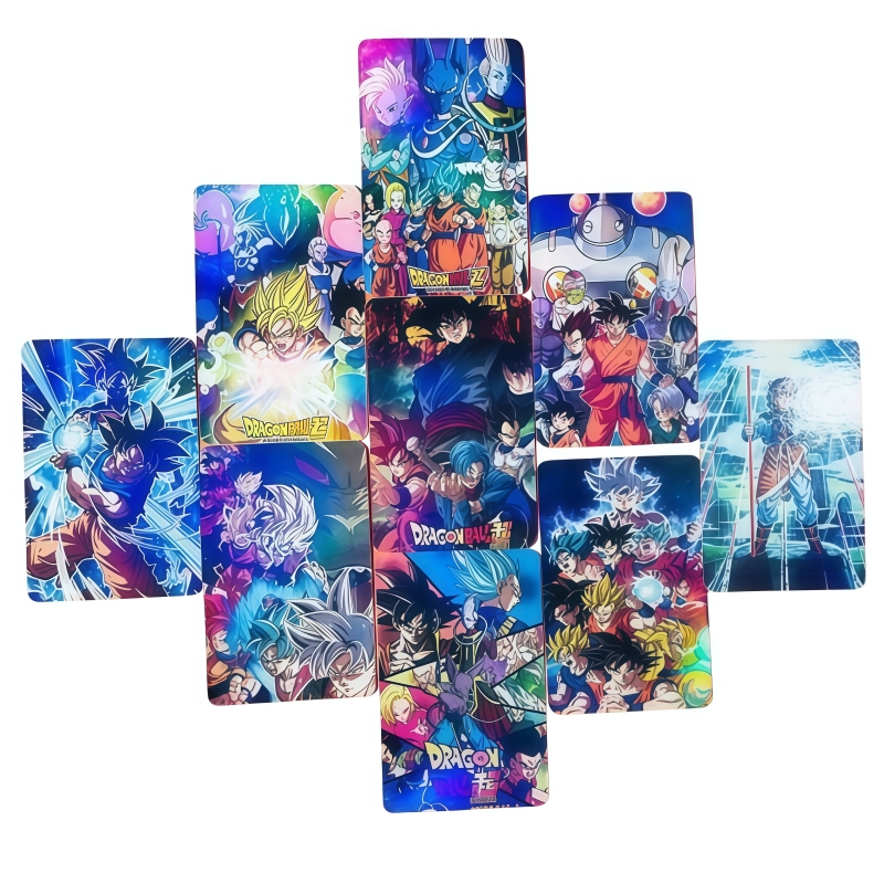 50pcs Dragon Ball holographic  - Anime Merchandise Box 评论和价格